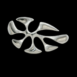 Vintage Sterling Silver Modernist Brooch by Olaf Skoogfors
