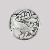 Vintage Sterling Silver Mid-Century Georg Jensen #175 Bird Pin