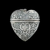 Vintage Sterling Silver Heart-shaped Locket
