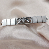 Vintage Georg Jensen Sterling Silver Pinecone Bar Pin No. 216