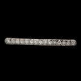 Antique c.1920 Platinum & 14K Gold 1.50 CTW Diamond Bar Pin