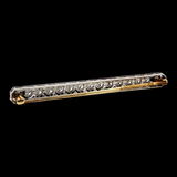 Antique c.1920 Platinum & 14K Gold 1.50 CTW Diamond Bar Pin